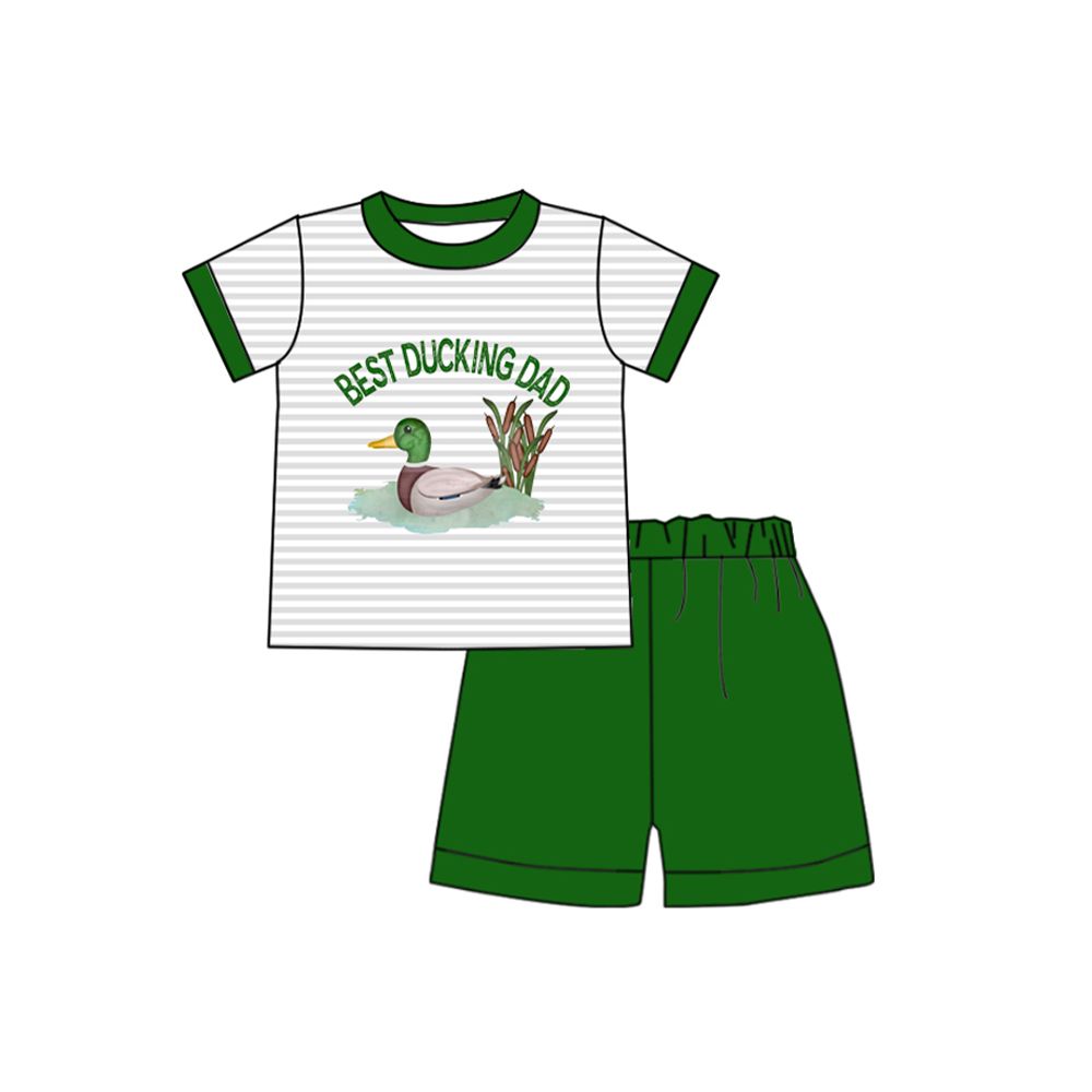 green duck suit
