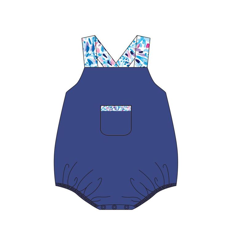 summer boy's romper
