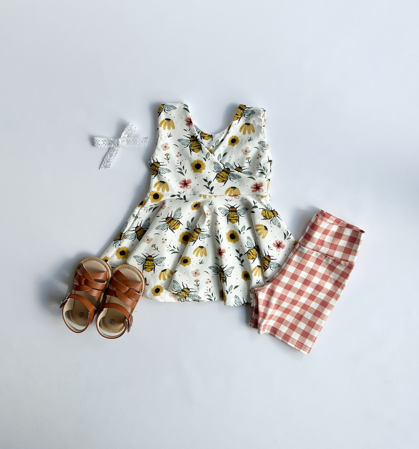 Bee Flower Girl Set