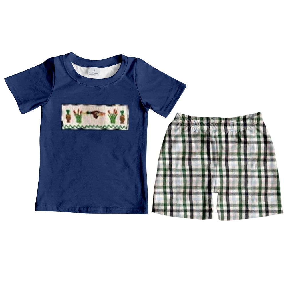 duck plaid boy's suit