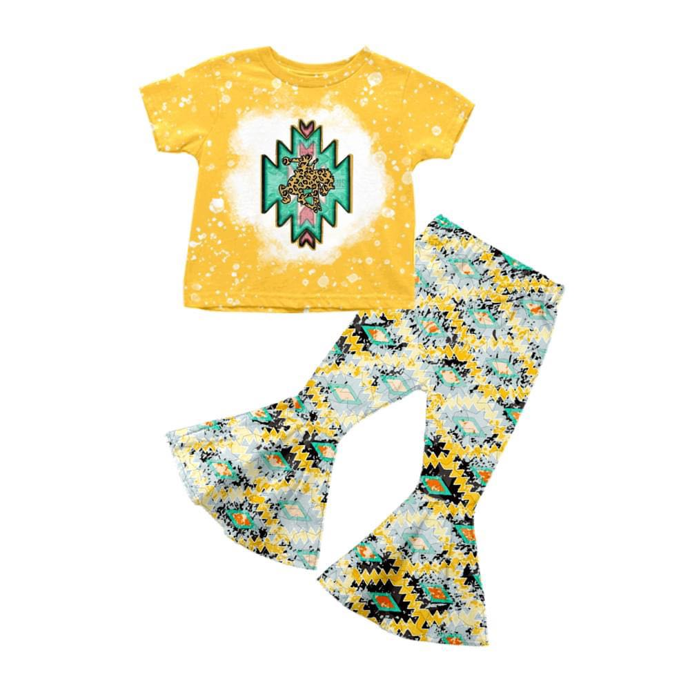 Geometric Cross Yellow Set