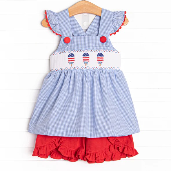 4th of July, Flag Girl Outfit