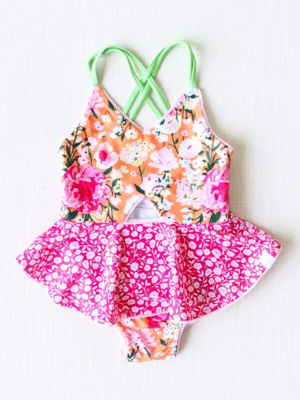 floral swimsuit