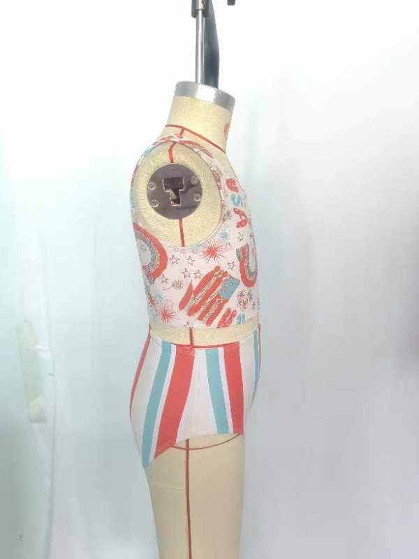 Striped 4th of July Swimsuit