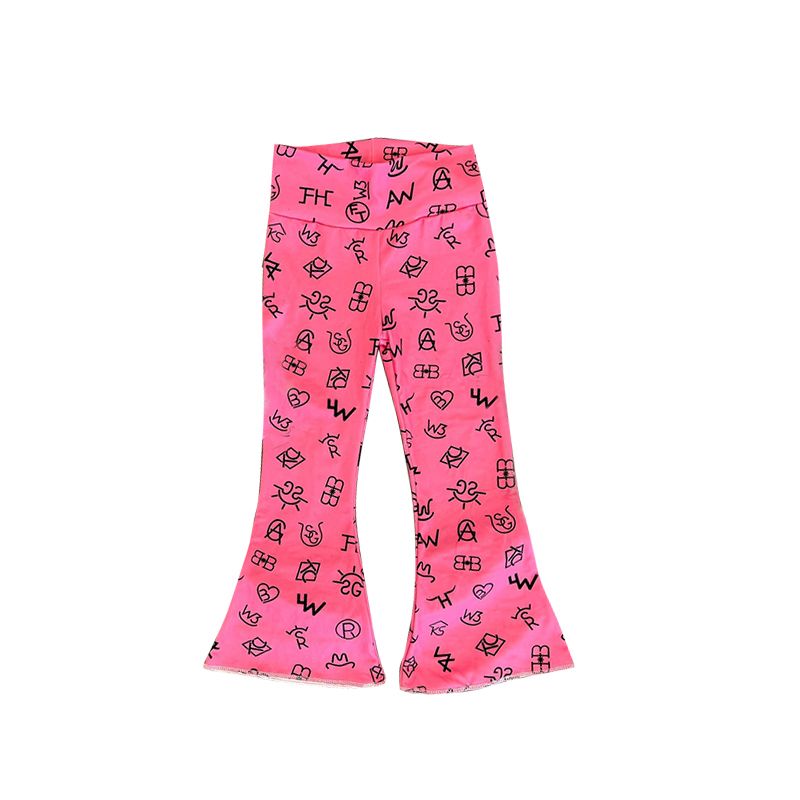 Alphabet Girls Pink Trousers