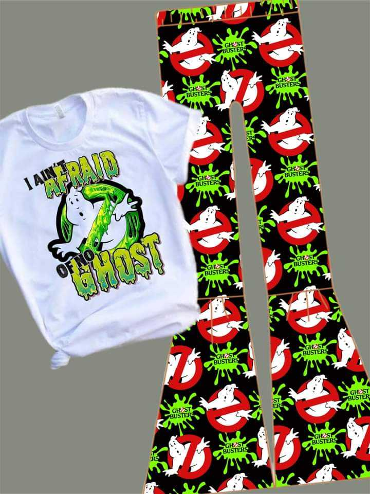 GSPO0868 afraid of no ghost white short-sleeved trouser suit moq 3 custom