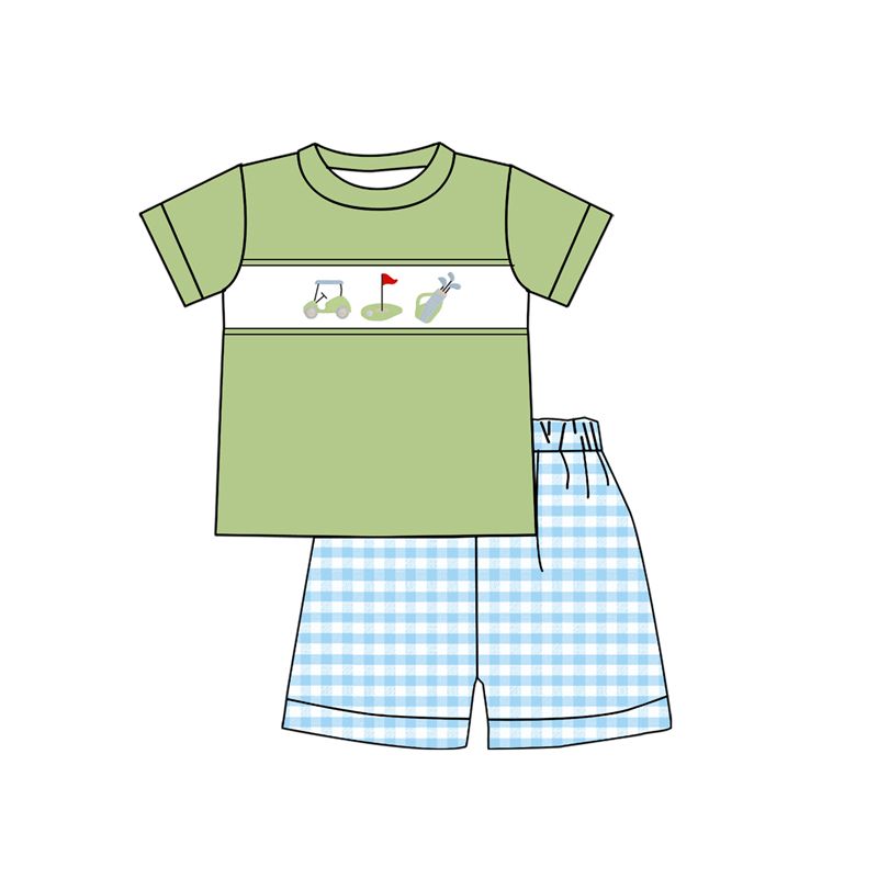 cyan boy suit