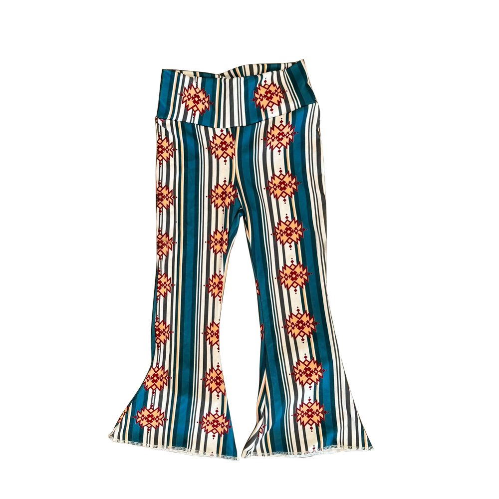 Striped vertical trousers