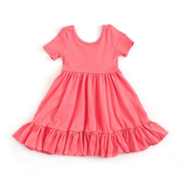 Red Solid Lace Short Sleeve Dress