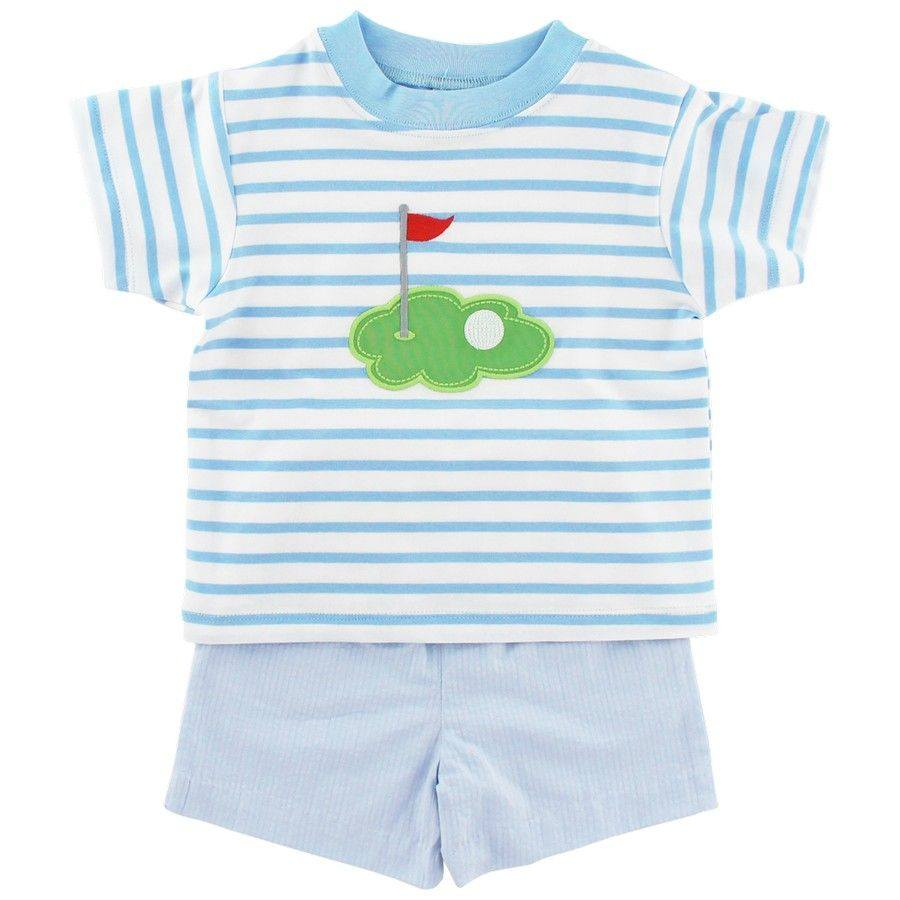 striped boy suit