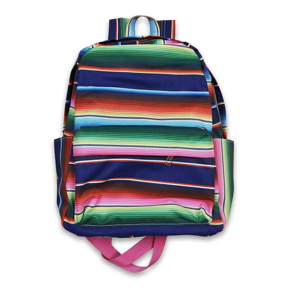 RTS NO MOQ Sibling Bags Toddler Kids Stripe Print Back To School Backpack