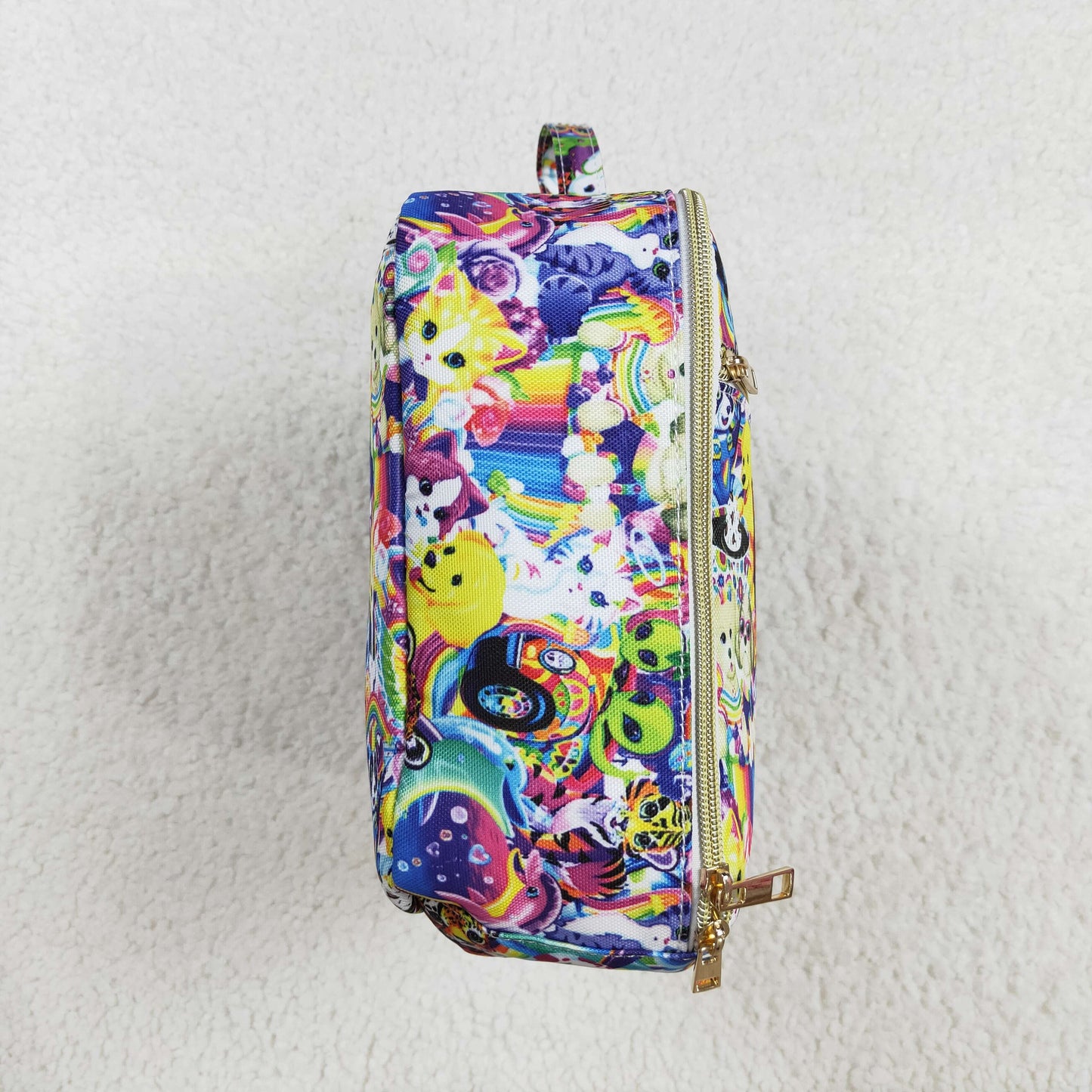 RTS NO MOQ baby girl clothes LISA FRANK Backpack and lunch box