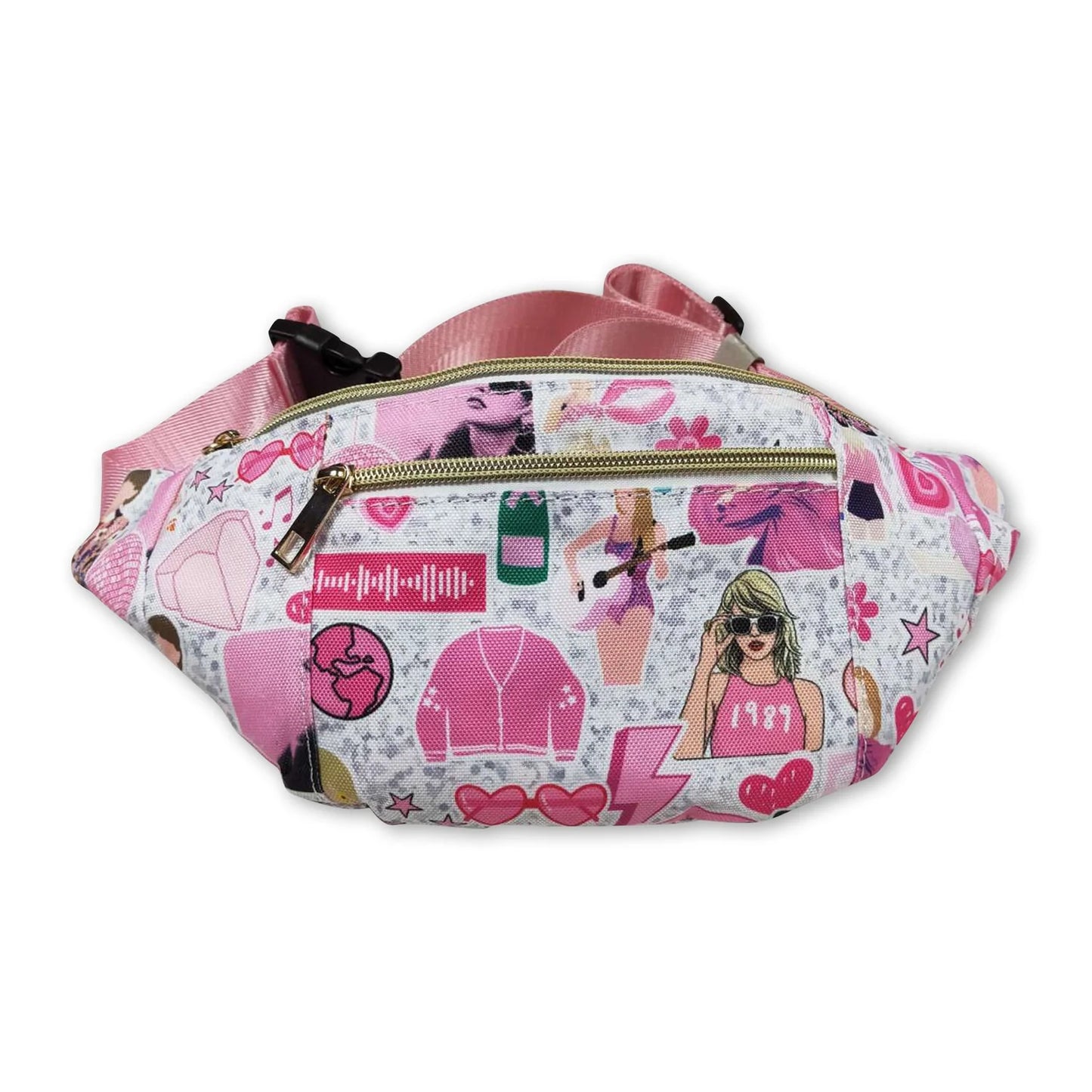 RTS NO MOQ Sibling milk silk Baby Kids Purple Printed School Backpack