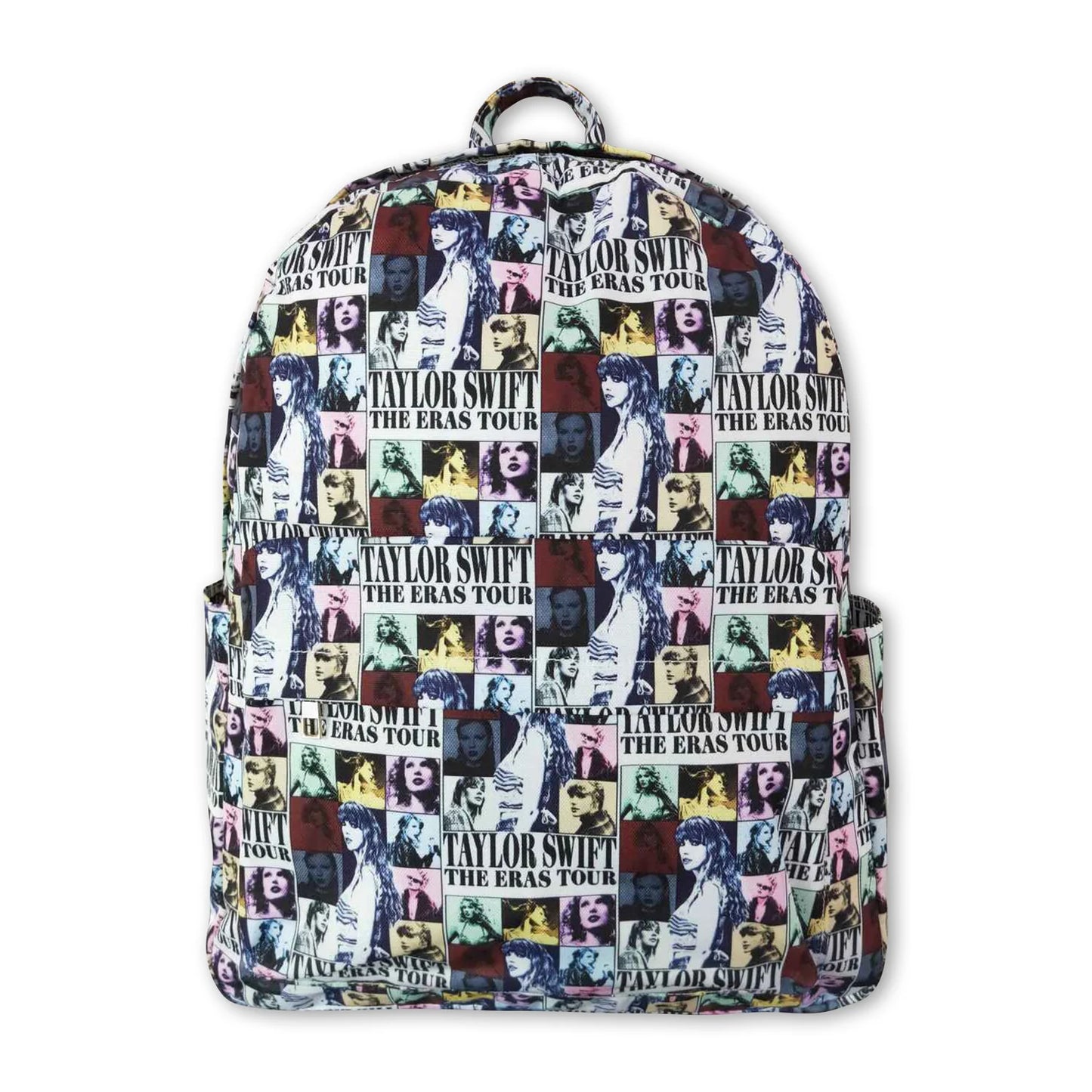 RTS NO MOQ Sibling milk silk Baby Kids Purple Printed School Backpack