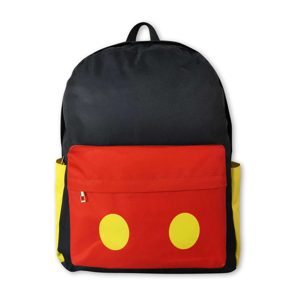 RTS NO MOQ Sibling milk silk Cute Clothes Baby Kids Print Strap Zip Backpack Bag