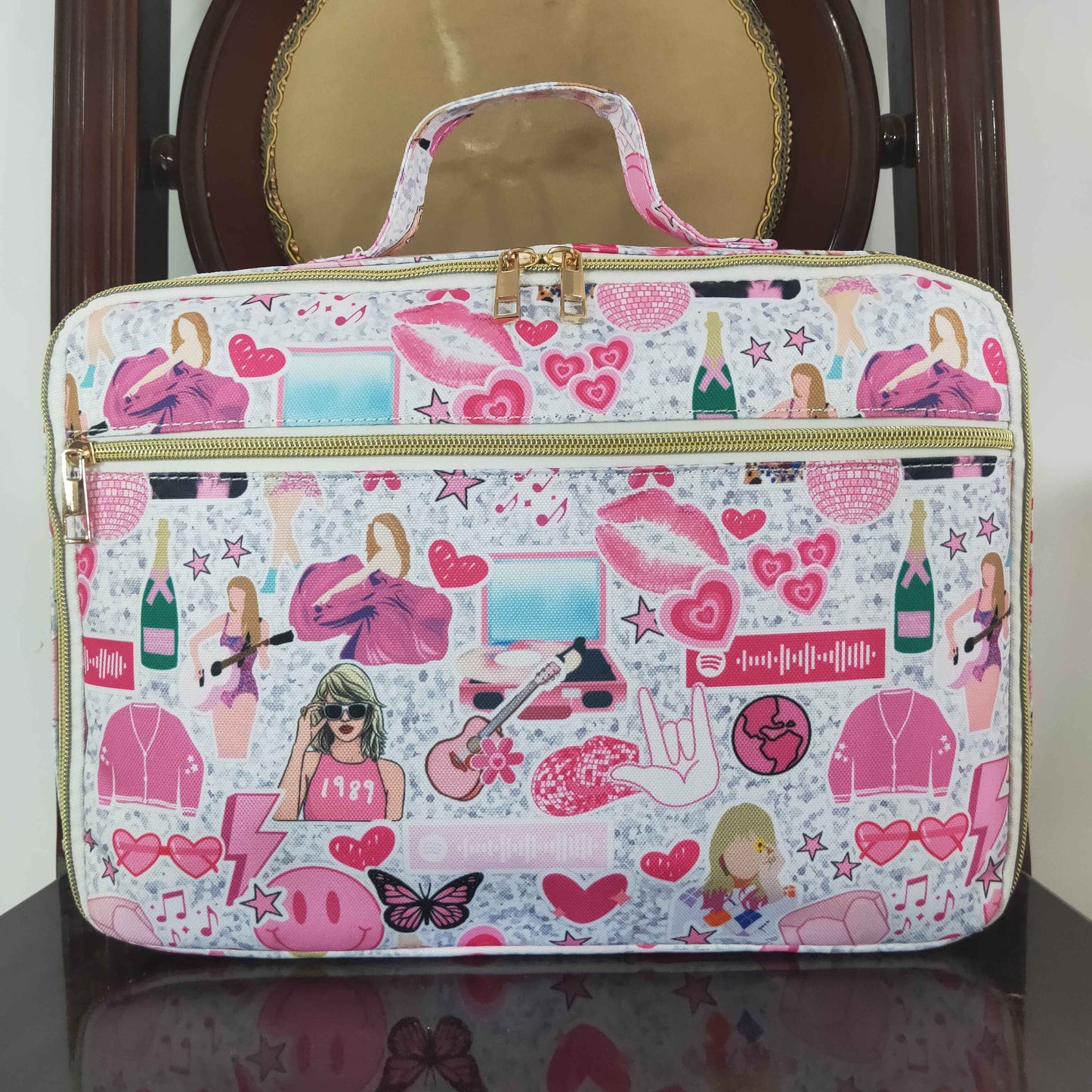 RTS NO MOQ baby girl clothes floral lunch box