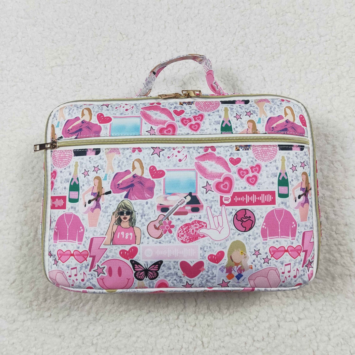 RTS NO MOQ baby girl clothes floral lunch box
