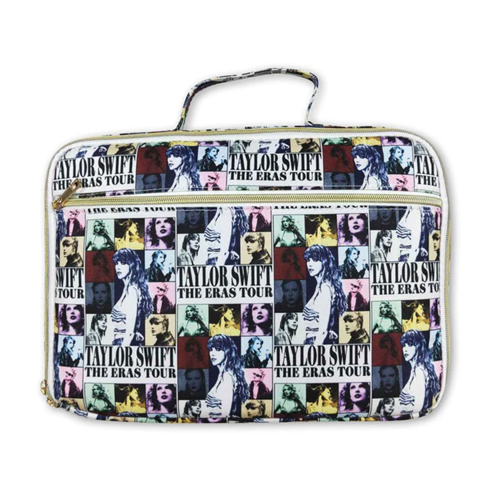 RTS NO MOQ Sibling milk silk Cute Clothes Kids Print Backpacks And Lunch Boxes