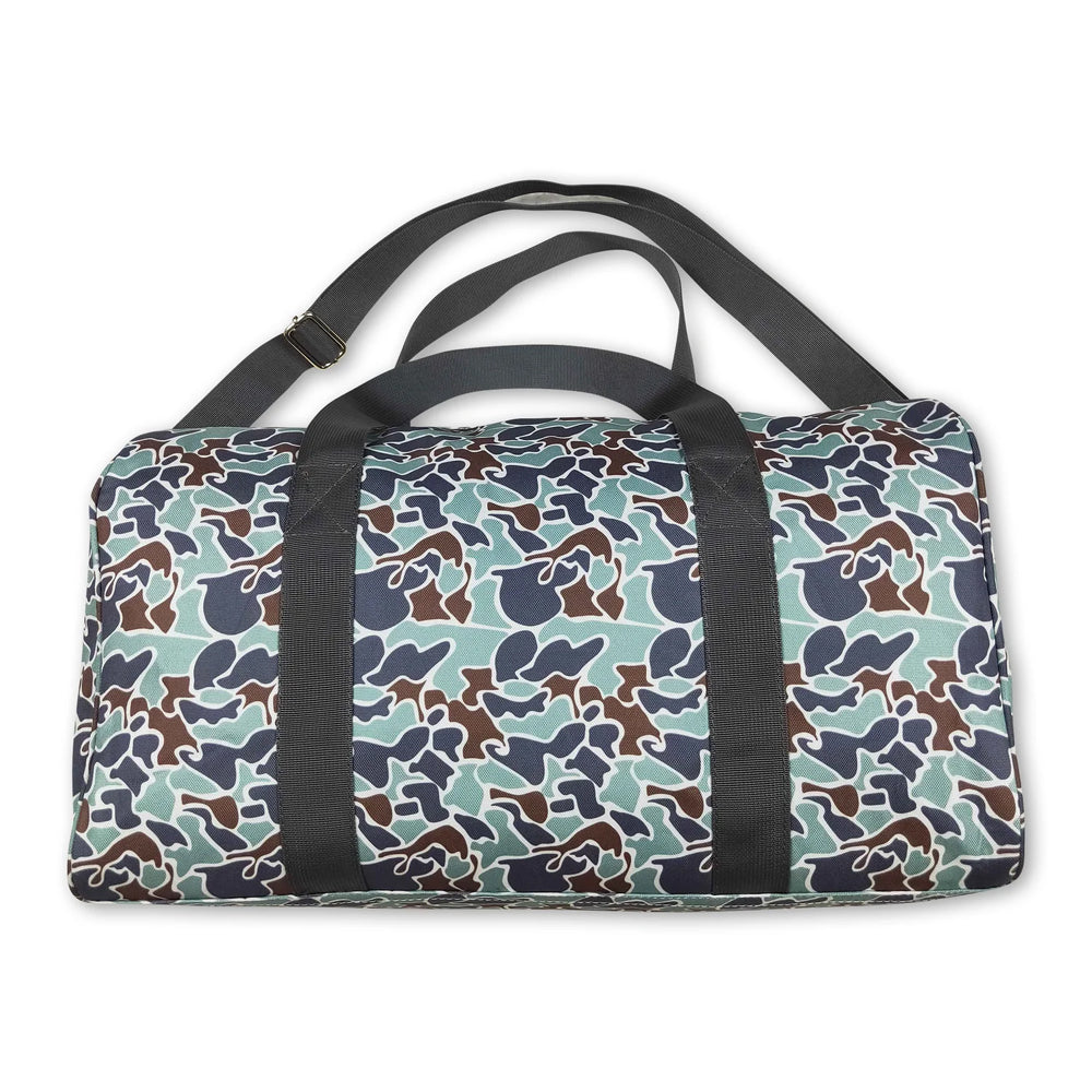 RTS NO MOQ Sibling Bags Young Adult Camo Print Gym Bag Casual Outdoor Carry Bag