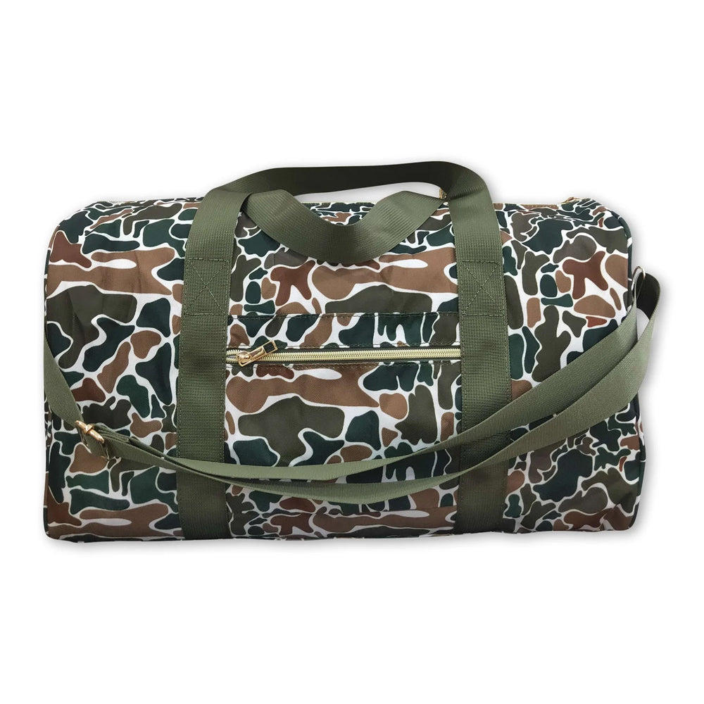 RTS NO MOQ Sibling Bags Young Adult Camo Print Gym Bag Casual Outdoor Carry Bag