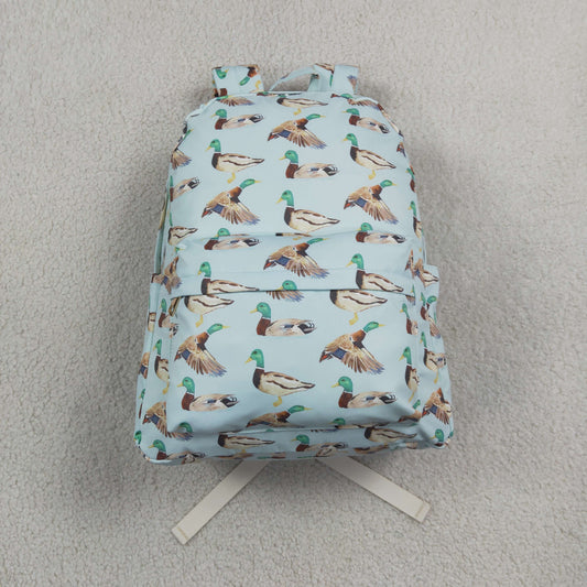 NEW RTS NO MOQ Bags BA0277 Baby Kids Ducks Print Backpacks Bags