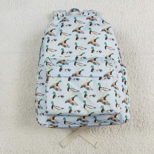 Best Sell RTS Kids Mallard Ducks Backpack Baby Boys Girls School Bag Casual Cotton Duckling for Children