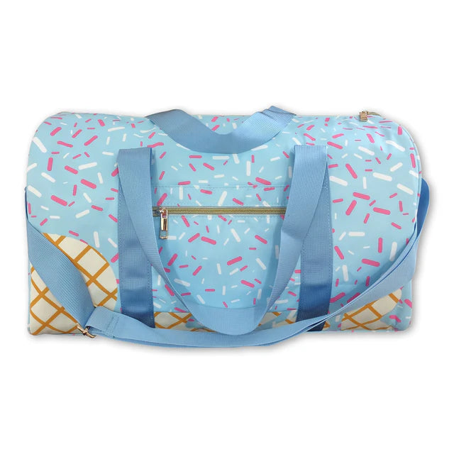 RTS NO MOQ Sibling milk silk Baby Kids Blue Drips Team School Backpack Bags Lunch Boxes School Bags
