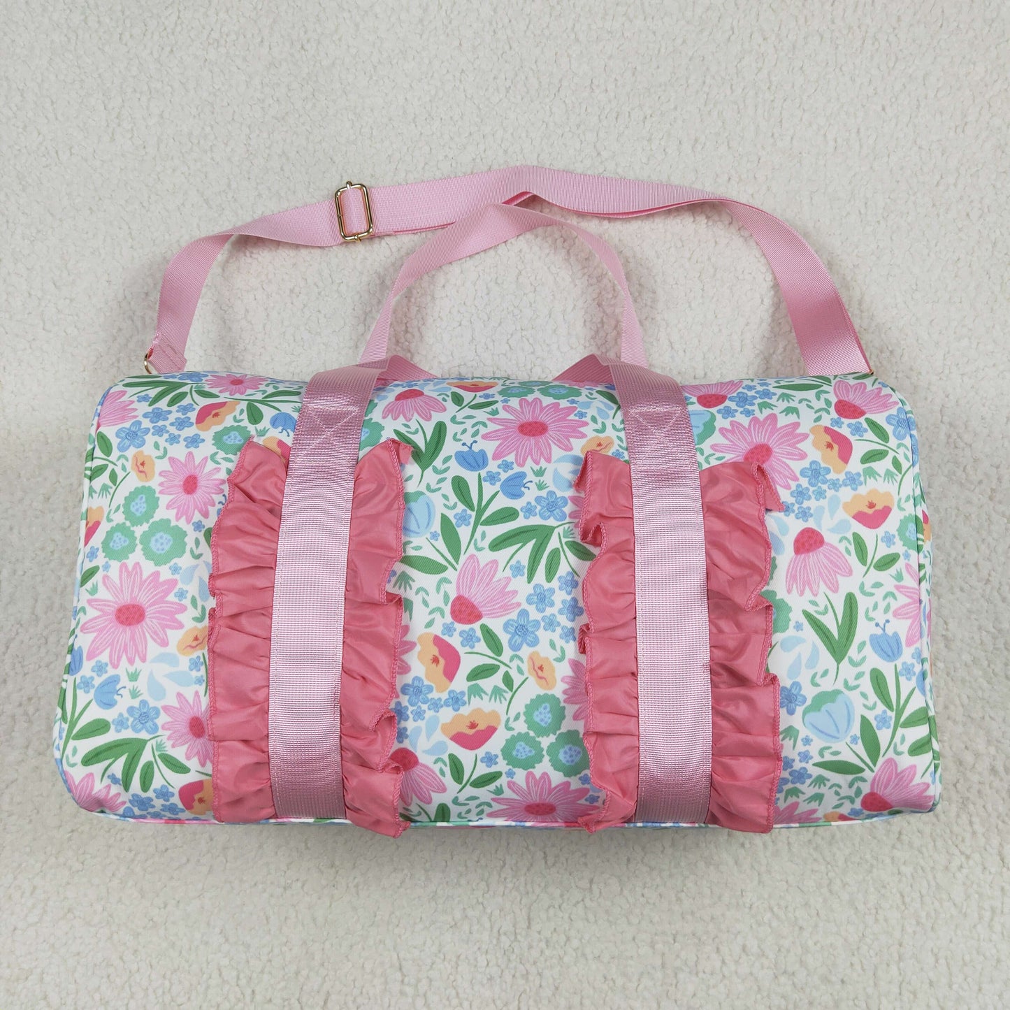 RTS NO MOQ baby kids clothes Floral summer kids backpack