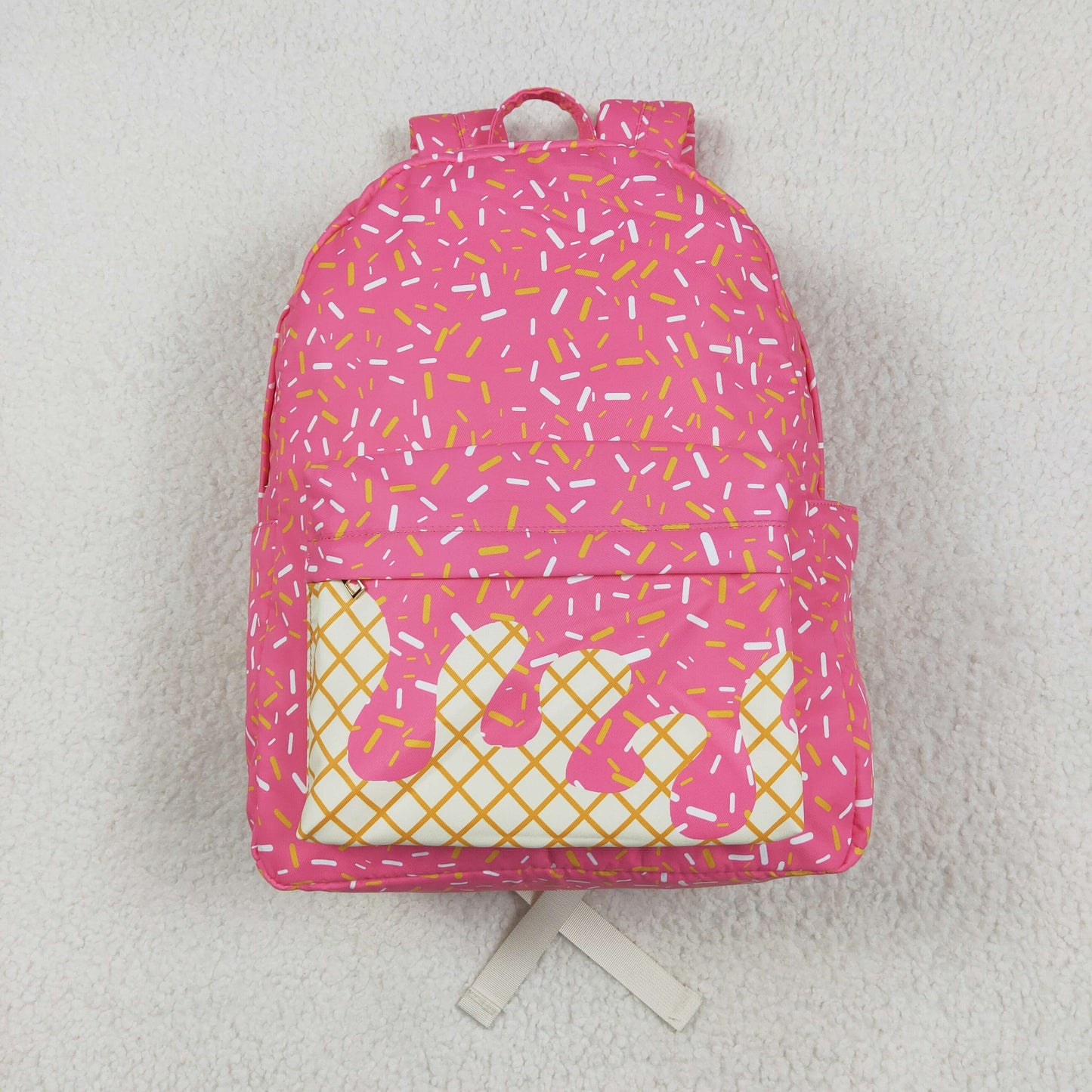 RTS NO MOQ baby kids clothes team pink kids backpack and lunch box
