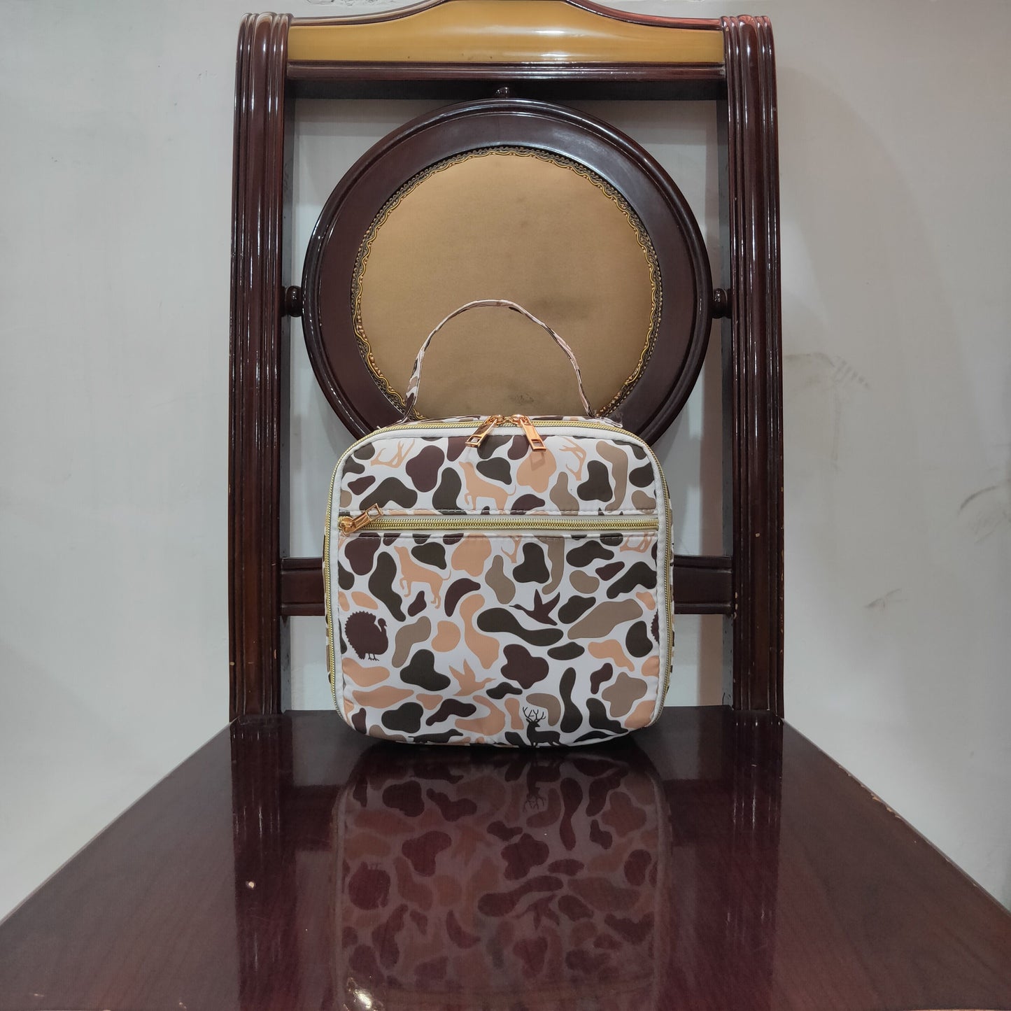 RTS NO MOQ（In Stock ) BA0305 Duck and puppy camouflage lunch bag lunch box bag