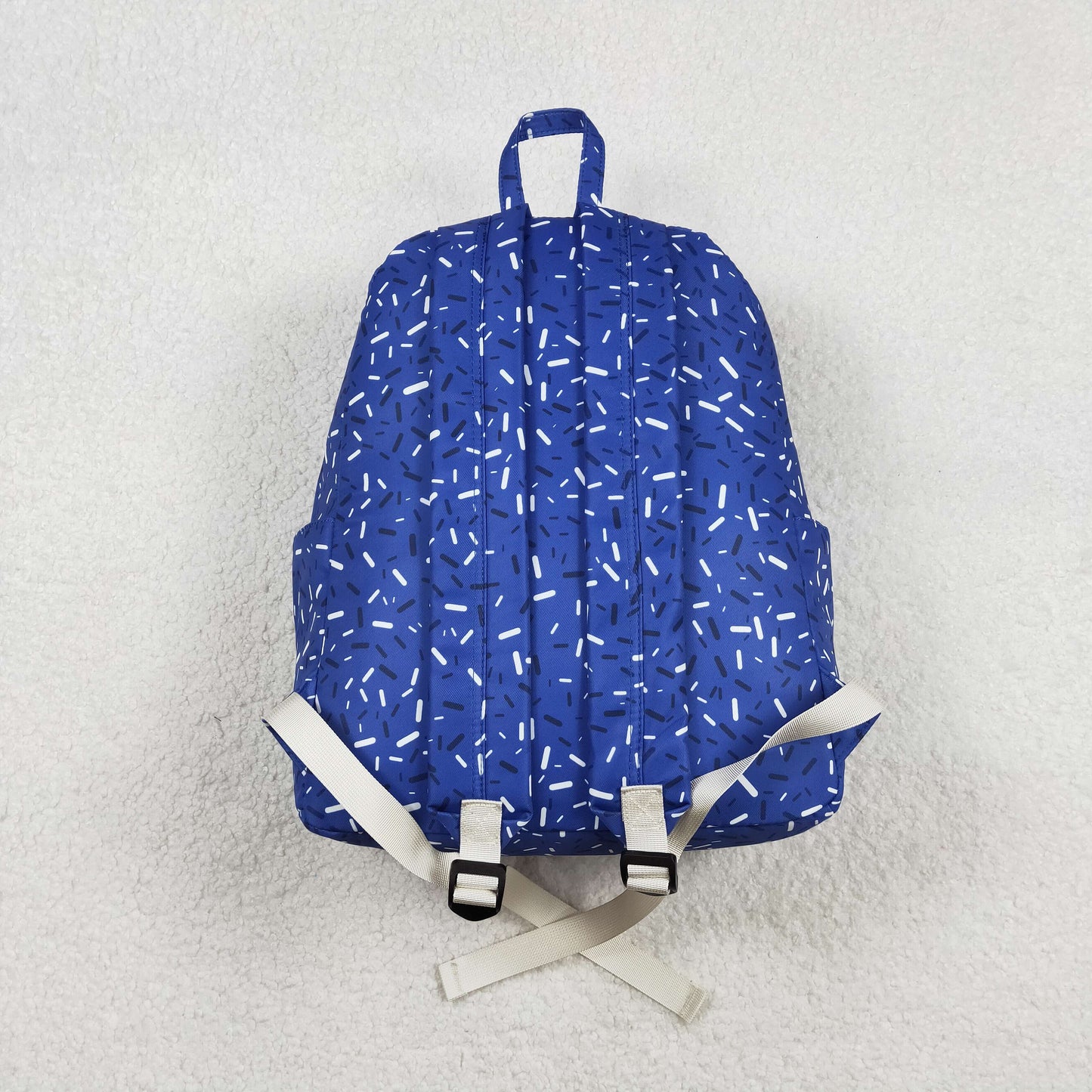 RTS NO MOQ（In Stock) BA0340 Waffle Ice Cream Royal Blue Backpack