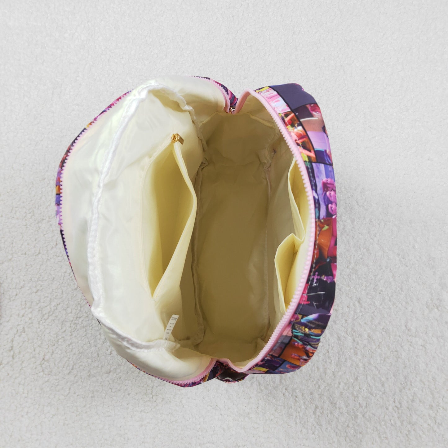 RTS NO MOQ BA0386Kids Girls Purple Backpack School Bag for Children