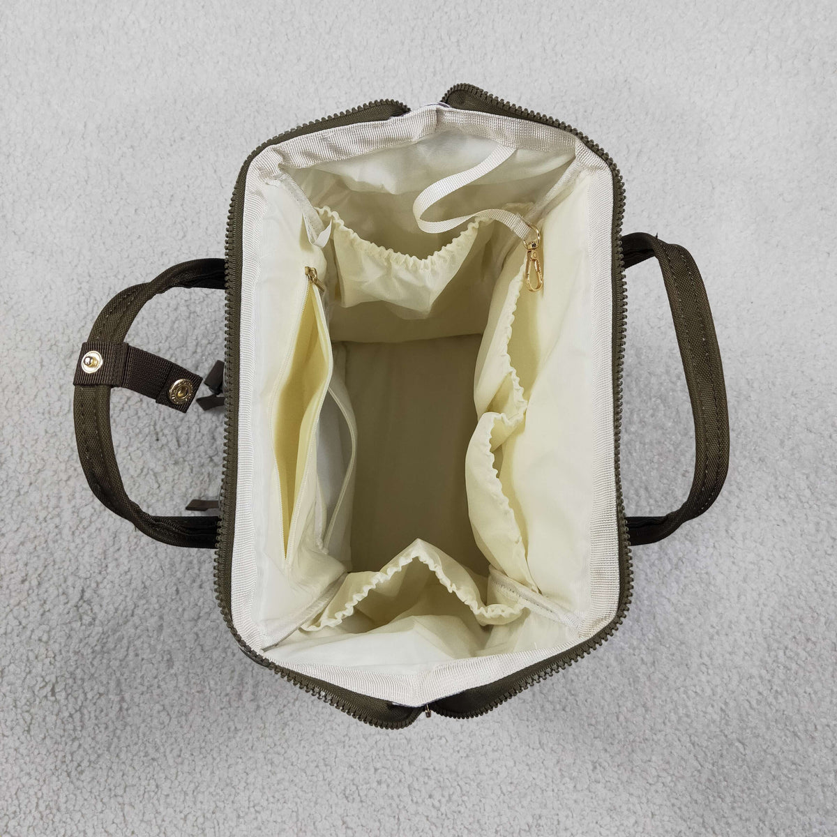 NEW RTS NO MOQ Bag BA0403 Embroidery Grey Camo Embroidery Dogs Zipper Mommy Diaper Backpacks Bags