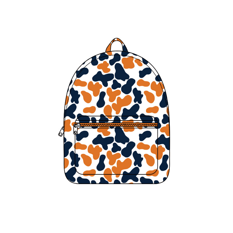 (Preorder new) No moq Baby Multicolor Cow Print Kids Backpack Cute Bag