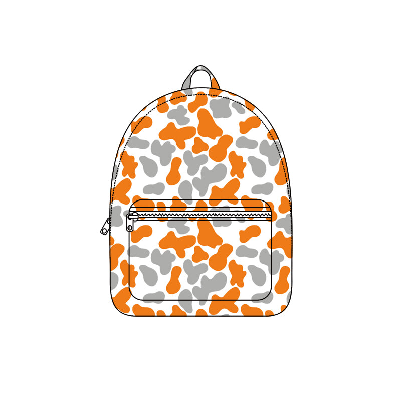 (Preorder new) No moq Baby Multicolor Cow Print Kids Backpack Cute Bag