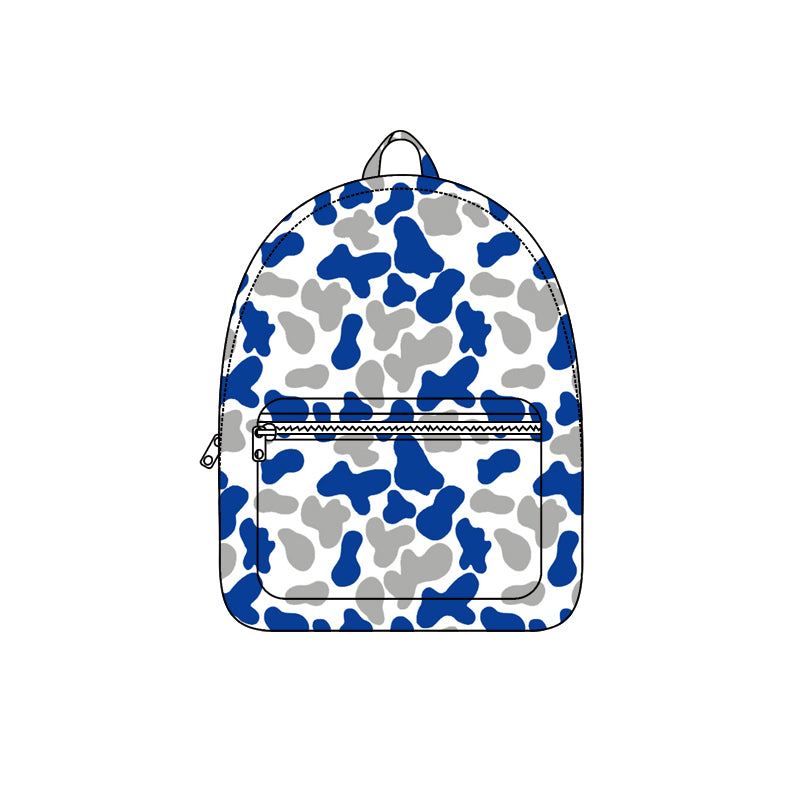(Preorder new) No moq Baby Multicolor Cow Print Kids Backpack Cute Bag