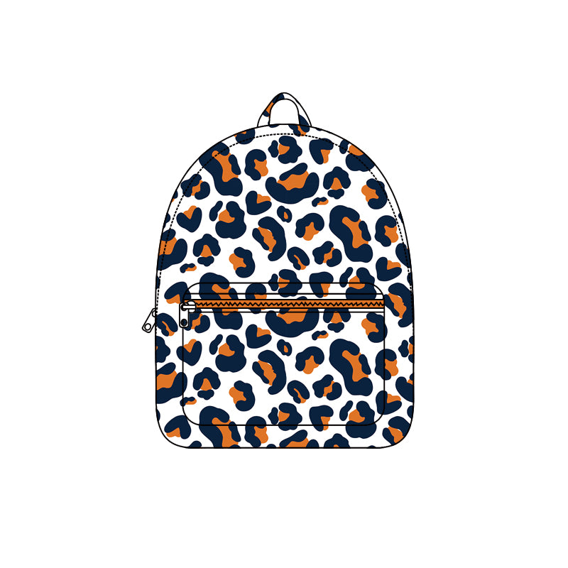 (Preorder new) No moq baby Vibrant Multi‑Color Leopard Print Children Backpack