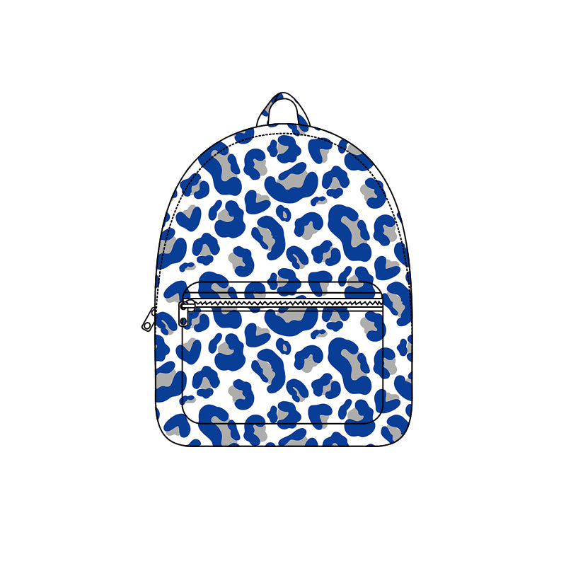 (Preorder new) No moq baby Vibrant Multi‑Color Leopard Print Children Backpack