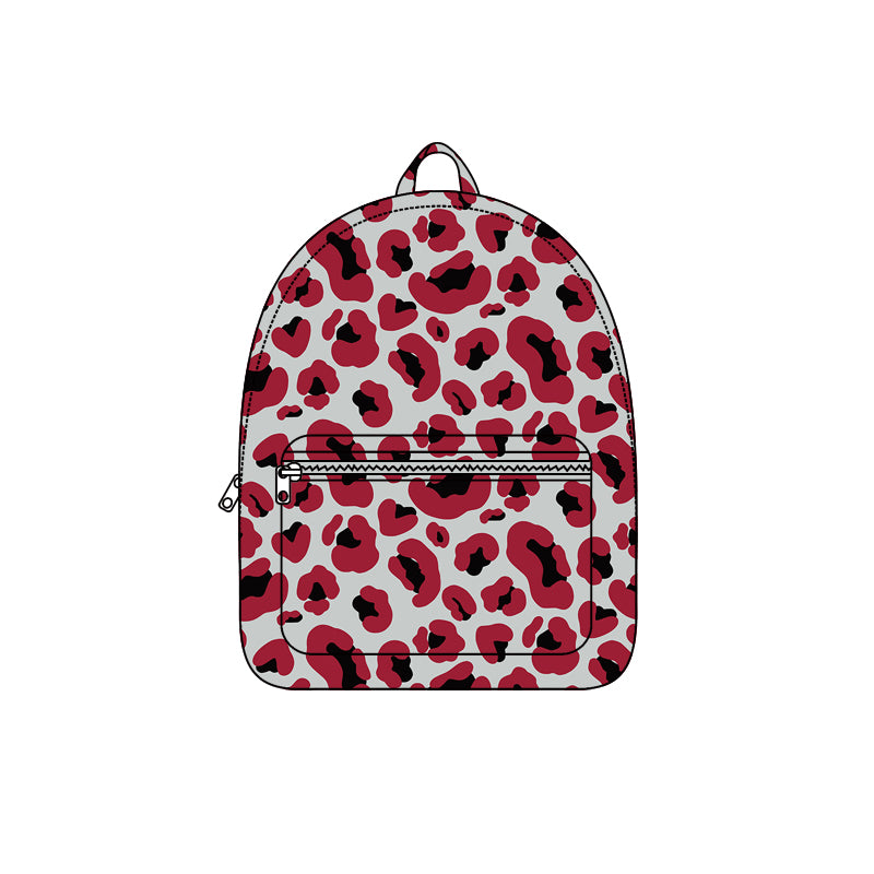 (Preorder new) No moq baby Vibrant Multi‑Color Leopard Print Children Backpack