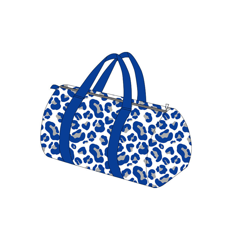 (Preorder new) No moq children Sibling baby Multi‑Shade Leopard Print Duffel Bag