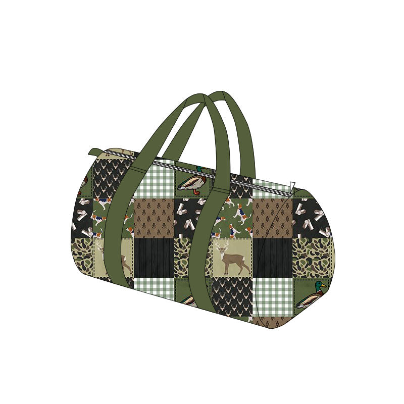 (Preorder new) No moq Baby Kids Camo Deer Dogs Ducks Print Backpack Duffle Bag Insulated Lunch Box