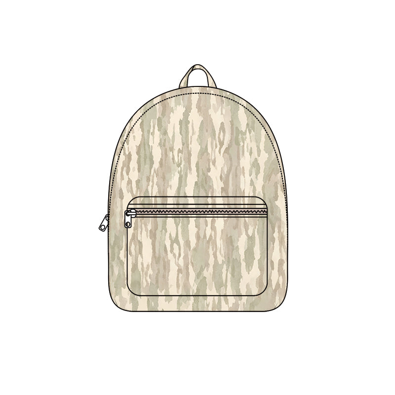(Preorder new) No moq Baby Kids Camo Print Backpack Lunch Box And Duffle Bag