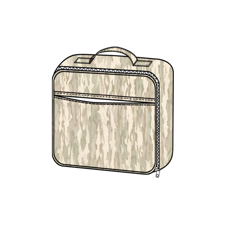 (Preorder new) No moq Baby Kids Camo Print Backpack Lunch Box And Duffle Bag