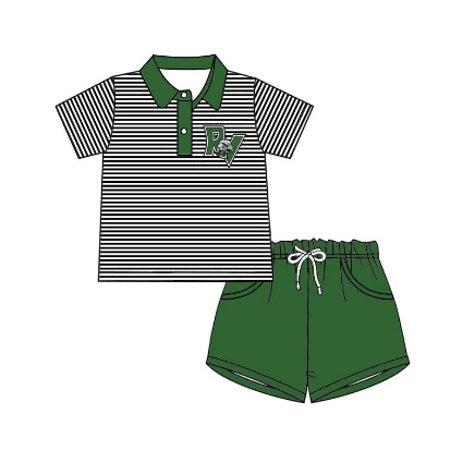 Deadline: May 10custom no moq eta 5-6week Striped Boys Eagle Suit