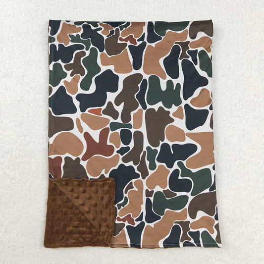 Best Sell RTS Baby Toddler Children's Hunting Camouflage Minky Blankets Soft Warm Plush Blanket for Kids