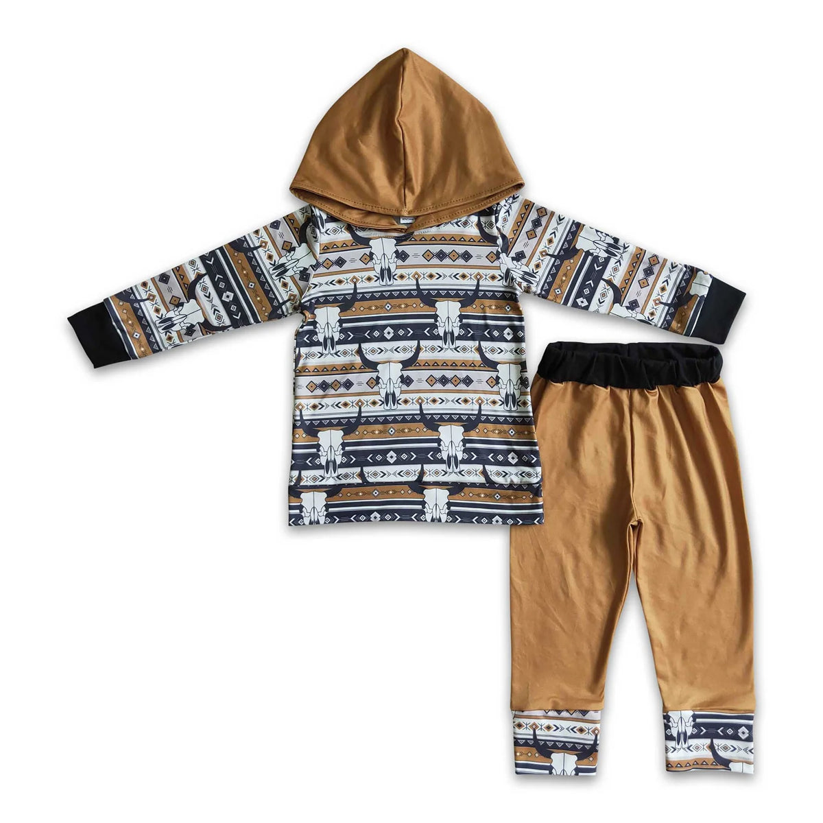 RTS NO MOQ Sibling baby boy clothes hooded Long Sleeve Hooded Suits
