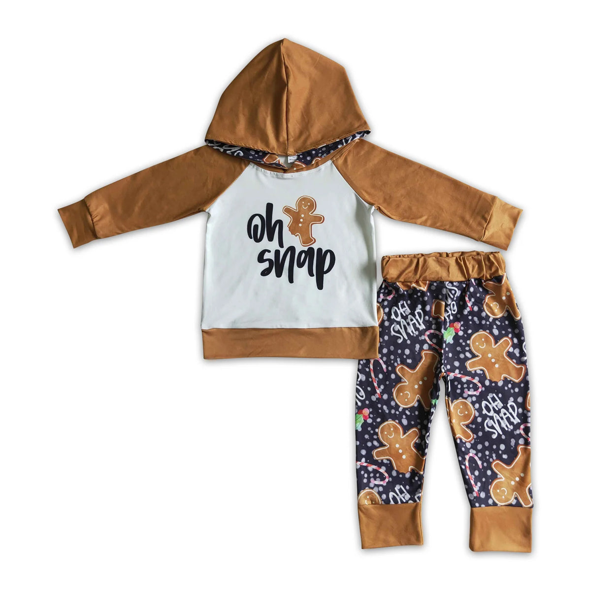 RTS NO MOQ Sibling baby boy clothes hooded long sleeve Clothes Sets