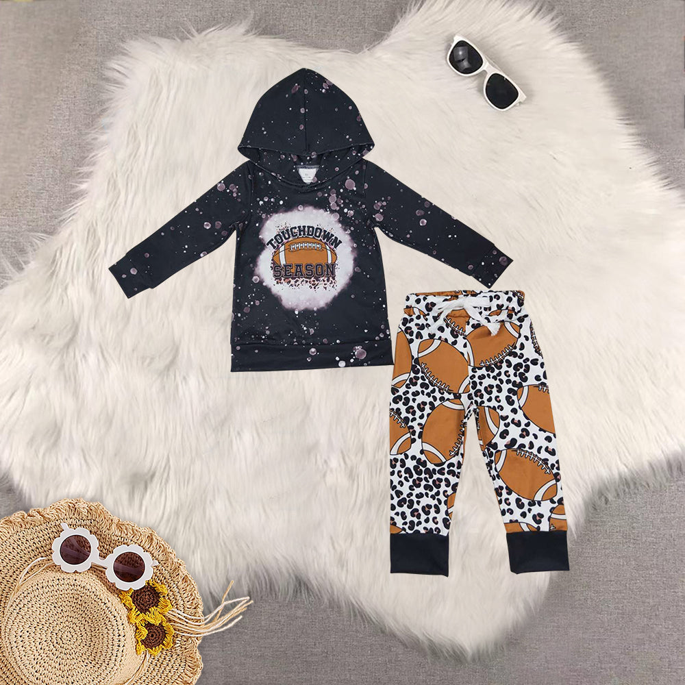 RTS Sibling baby girl clothes halloween embroidery pumpkin long Sleeve pants sets