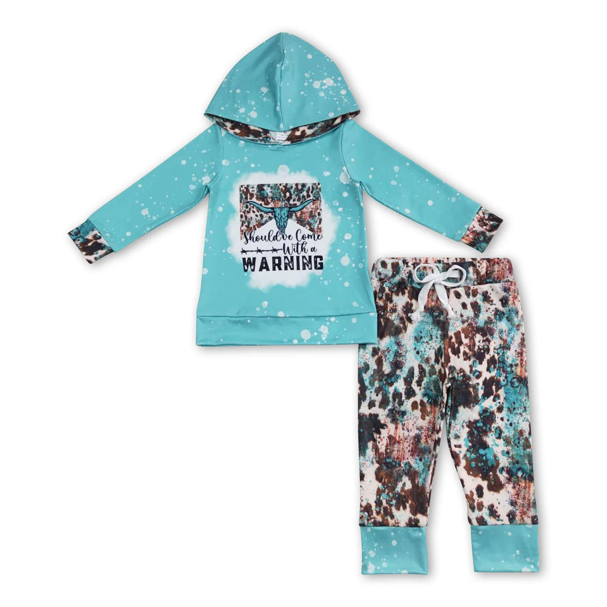 RTS NO MOQ Sibling baby boy clothes hooded long sleeve Clothes Set