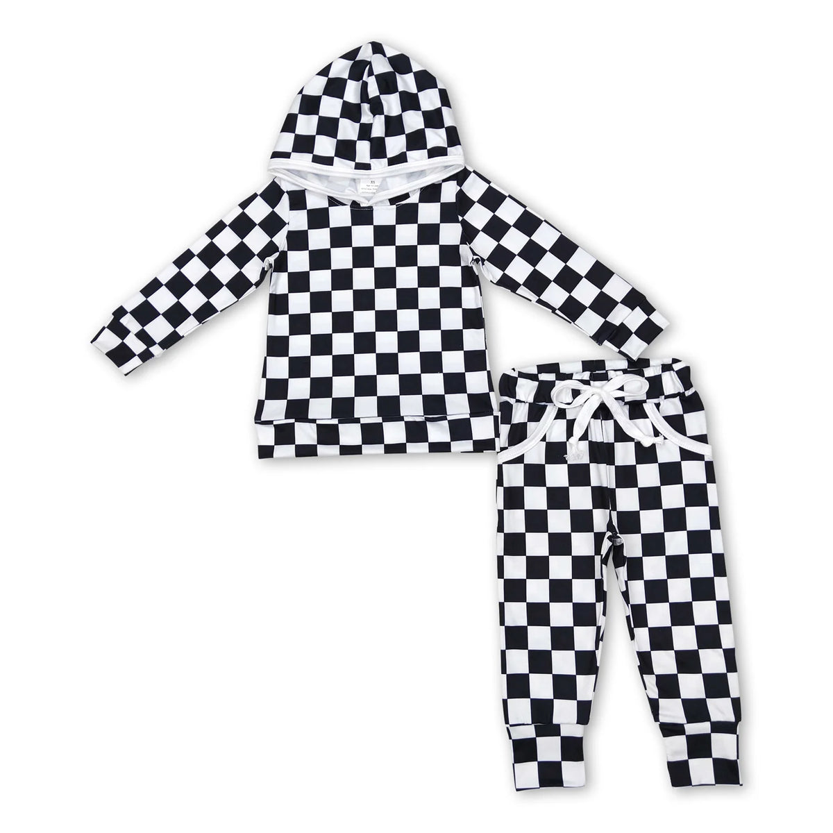 RTS NO MOQ Sibling baby boy clothes hooded long sleeve Clothes Sets